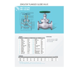 VAN CẦU BÍCH (Flanged Globe Valve)