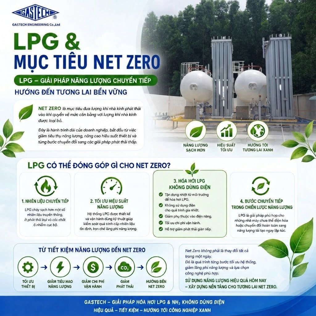 LPG và mục tiêu Net zero