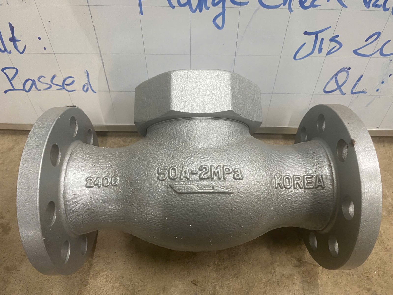 flanged check valve