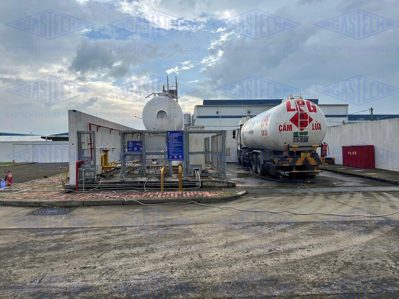 thi công hệ thống gas