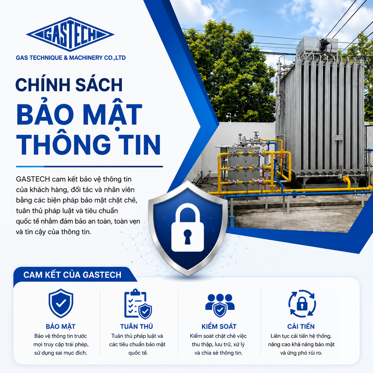 CHÍNH SÁCH BẢO MẬT THÔNG TIN