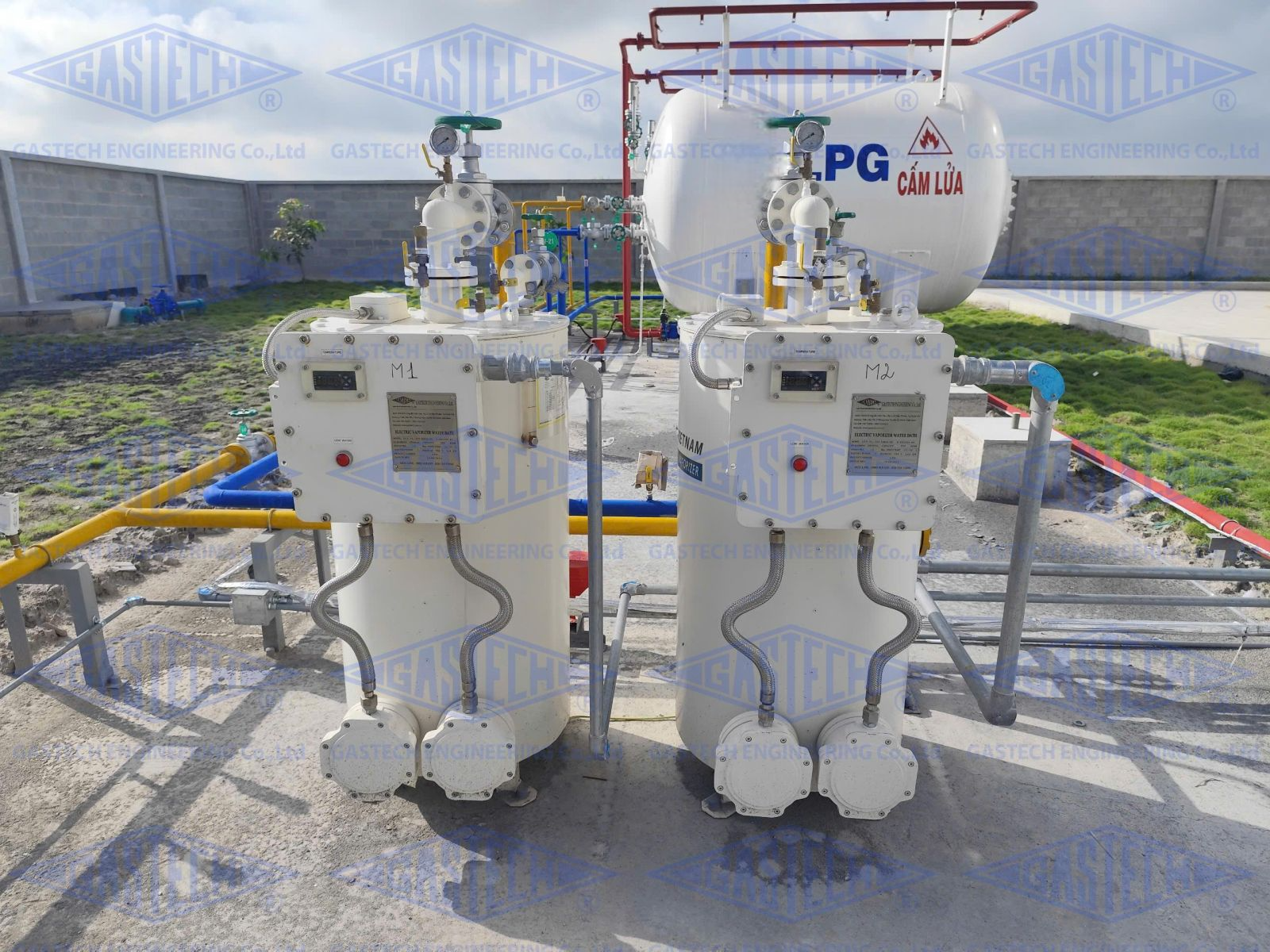 lắp đặt trạm bồn LPG 3.4 tấn